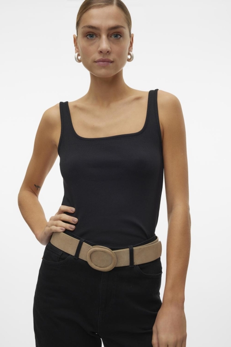 Vero Moda vmchloe sl short square top ga jrs